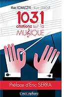 couverture du livre 1031 citations sur la musique crit par ditions L'octanphare