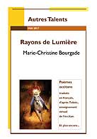 couverture du livre Rayons de lumire crit par Bourgade Marie